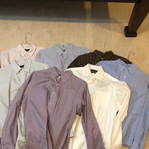 SEVEN men’s Ralph Lauren button up shirts